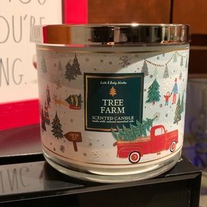 Bath & body works BBW tree farm 3 wick candle